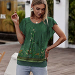 Zeagoo Women's Blouse Batwing Blouse Shirts (DE Only)