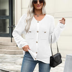 Zeagoo Womens Knit Cardigan Sweaters Button Down Shirts
