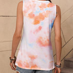 Zeagoo Women's Tank Tops Loose Fit Casual V Neck Boho Shirts