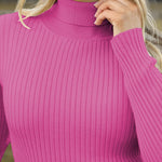 Zeagoo Women's Turtleneck Sweaters Fitted Long Sleeve Shirts