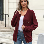 Zeagoo Womens Knit Cardigan Sweaters Button Down Shirts