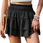 Zeagoo Women's Shorts Summer Casual Ruffle Short Trousers (DE Only)
