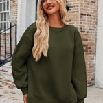Zeagoo Womens Oversized Sweatshirts Hoodies Fleece Crew Neck Pullover