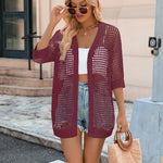 Zeagoo Women's 2025 Summer Crochet Lightweight Cardigan
