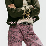 Napoleon Style Retro Rope Knot Decoration Stand Neck Long Sleeve Suit Jacket