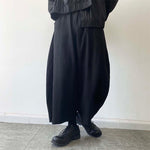 Japanese Retro Cropped Wide Leg Pants