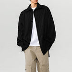 Lapel Drape Casual Shirt