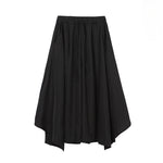 Loose Embroidered Irregular Culottes