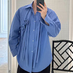 French 3D Rose Casual Shirt