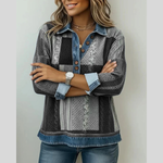 Meridell | Color-Block Print Sweater
