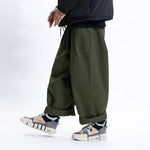 Solid Color Wide Leg Casual Pants