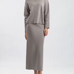 Zeagoo Women's Casual Loose Fashion Long Skirt Two-piece Set