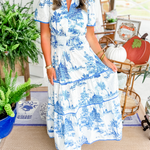 Brooke Thompson | Classic Toile Maxi Dress For Women