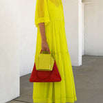 Loose Plus Size Mesh Pleated Solid Color Split-Joint Mock Neck Maxi Dresses Two Pieces Set