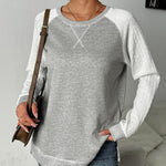 Zeagoo Womens Sweatshirts Lightweight Cable Knit Sleeve Sweaters