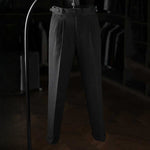 Vintage Paris Button Drape Business Pants