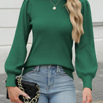 Zeagoo Womens Sweaters Fall Long Sleeve Shirts Ribbed Knit Outfits