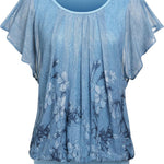 Zeagoo Women's Blouse Batwing Blouse Shirts (DE Only)