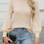 Zeagoo Womens Sweaters Fall Long Sleeve Shirts Ribbed Knit Outfits