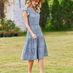 Zeagoo Women's Summer Dress Knee-Length Dresses (DE Only)