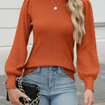 Zeagoo Womens Sweaters Fall Long Sleeve Shirts Ribbed Knit Outfits