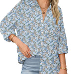 Zeagoo Womens Linen Button Down Shirts Long Sleeve Cotton Tops (US Only)