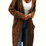 Harper | Long Hooded Cardigan