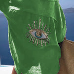 Casual Sequin Beaded Shirt