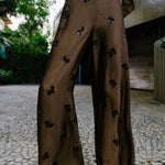 Stylish Sequined Pocket Casual Loose Wide-leg Pants