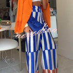 Chic Day Button Up Feather Trim Long Sleeve Pocketed Lapel Blazer