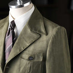 Italian Vintage Faux Suede Casual Slim Jacket