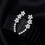 Timeless flower-shaped earrings