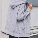 Zeagoo Women's Oversized Zip Up Hoodies