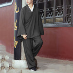 Wudang Practice Sanqing Collar Wide Sleeves Taoist Robe
