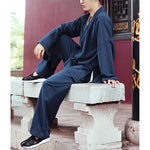 Wudang Practice Sanqing Collar Wide Sleeves Taoist Robe