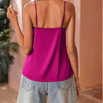 Zeagoo Women's Silk Satin Tank Tops