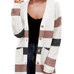 Zeagoo Womens Long Sleeve Chunky Cable Knit Cardigans