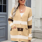 Zeagoo Womens Long Sleeve Chunky Cable Knit Cardigans