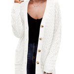 Zeagoo Womens Long Sleeve Chunky Cable Knit Cardigans