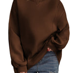 Zeagoo Womens Oversized Sweatshirts Hoodies Fleece Crew Neck Pullover