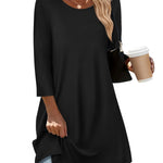 Zeagoo Zeagoo Casual Loose Fit 3/4 Sleeve Tunic Tops for Women Casual Work Office Loose Fit 2026 | Under $40