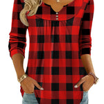 Zeagoo Dressy Casual Fashion V-neck Fall Blouses for Women Casual Work Office Loose Fit 2026 | Under $40