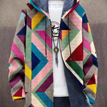 Vivienne | Artful Hooded Cardigan