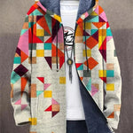 Vivienne | Artful Hooded Cardigan