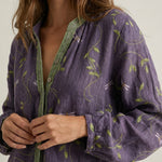 Brianna - Camisa Elegante Vintage con Estampado Floral