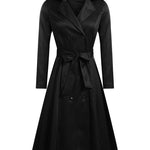 Zeagoo Women's Trench Coats Double-Breasted Long Coat with Belt (Us Only)