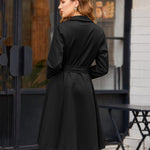 Zeagoo Women's Trench Coats Double-Breasted Long Coat with Belt (Us Only)