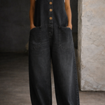 Saylor | Vintage Washed Cotton Denim Overalls