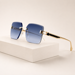 Bristowe Rimless Alloy Sunglasses