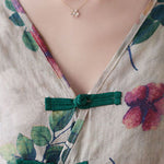Casual Apricot V Neck Print Shirts Half Sleeve